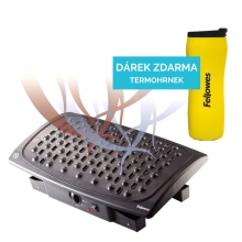 Podložka pod nohy Fellowes CLIMAT CONTROL vyhřívání + dárek termohrnek Fellowes