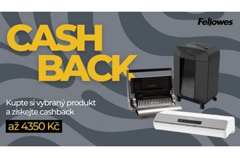 Fellowes cashback - až 4 350 Kč zpět!