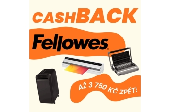 Fellowes cashback - až 3 750 Kč zpět!