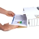 Archivační spona Fellowes PRO s přenašečem, délka 100 mm, (50ks), modrá