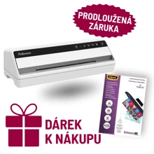 Laminátor Fellowes SATURN A4 + DÁREK:  laminovací fólie Fellowes A4 80mic ImageLast(100ks) + prodloužená záruka na 36 měsíců