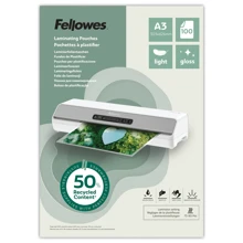 Laminovací fólie Fellowes A3 80 mic z recyklovaného materiálu (50%), lesklé