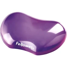 Podložka pod zápěstí Fellowes CRYSTAL gelová fialová