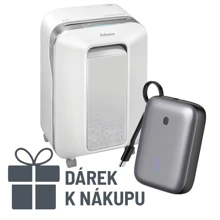 Skartovač Fellowes LX 201 bílý + DÁREK Powerbanka Platinet 10000 mAh