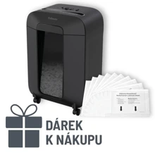 Skartovač Fellowes LX 85 + DÁREK: čistící olejové listy PowerShred Performance+