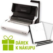 Vazač Fellowes PULSAR+  navíc startovací balení spotřebního materiálu pro 100 vazeb