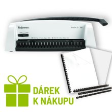 Vazač Fellowes STARLET2+ navíc startovací balení spotřebního materiálu pro 100 vazeb