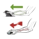 Vertikální ergonomická myš Fellowes Penguin, vel.M, drátová